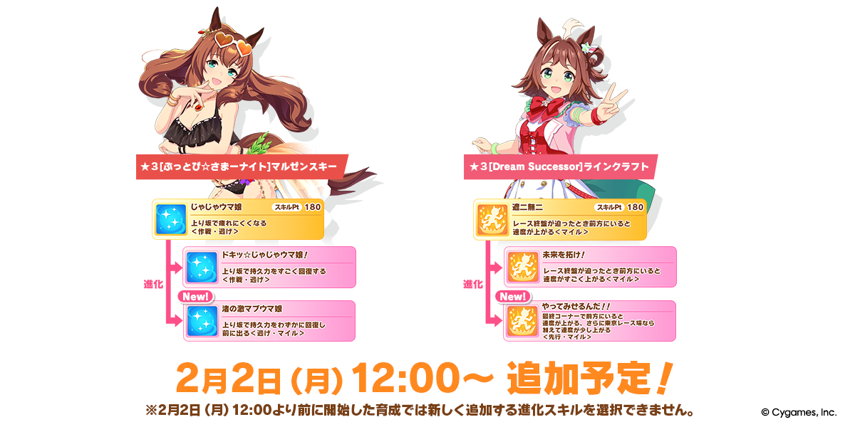 News｜ウマ娘 プリティーダービー 公式ポータルサイト｜Cygames